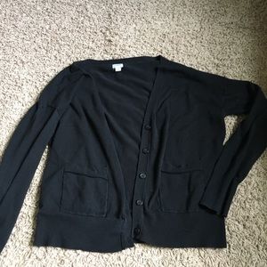 Black cardigan